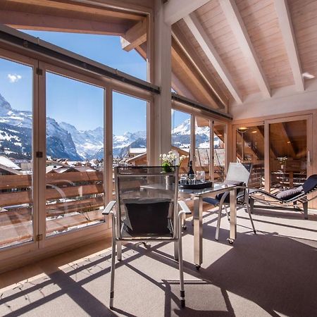 Chalet Schneehoren Penthouse Wengen Zewnętrze zdjęcie