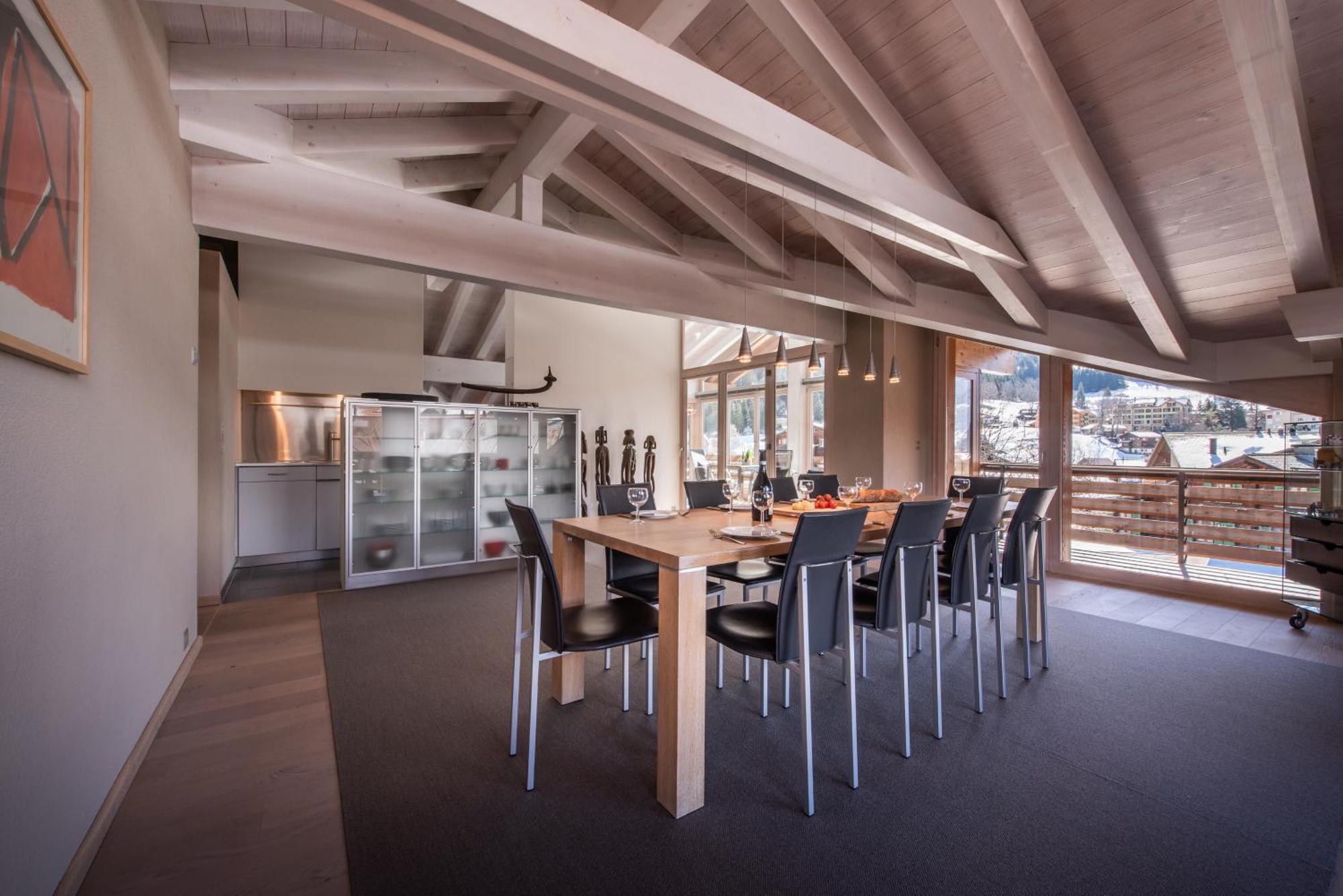 Chalet Schneehoren Penthouse Wengen Zewnętrze zdjęcie