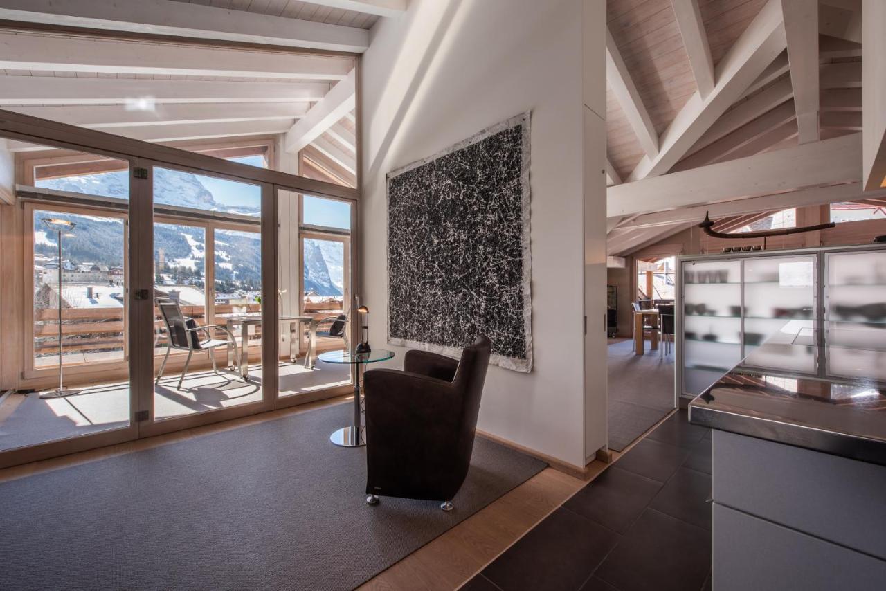 Chalet Schneehoren Penthouse Wengen Zewnętrze zdjęcie