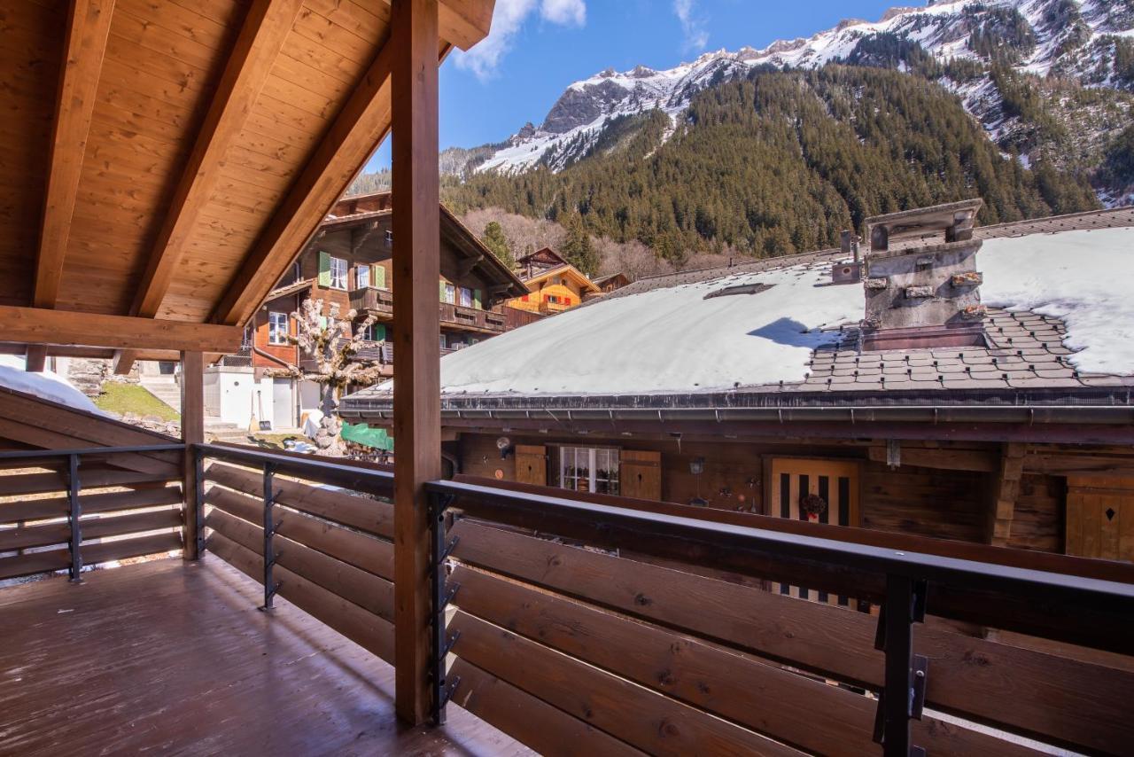 Chalet Schneehoren Penthouse Wengen Zewnętrze zdjęcie
