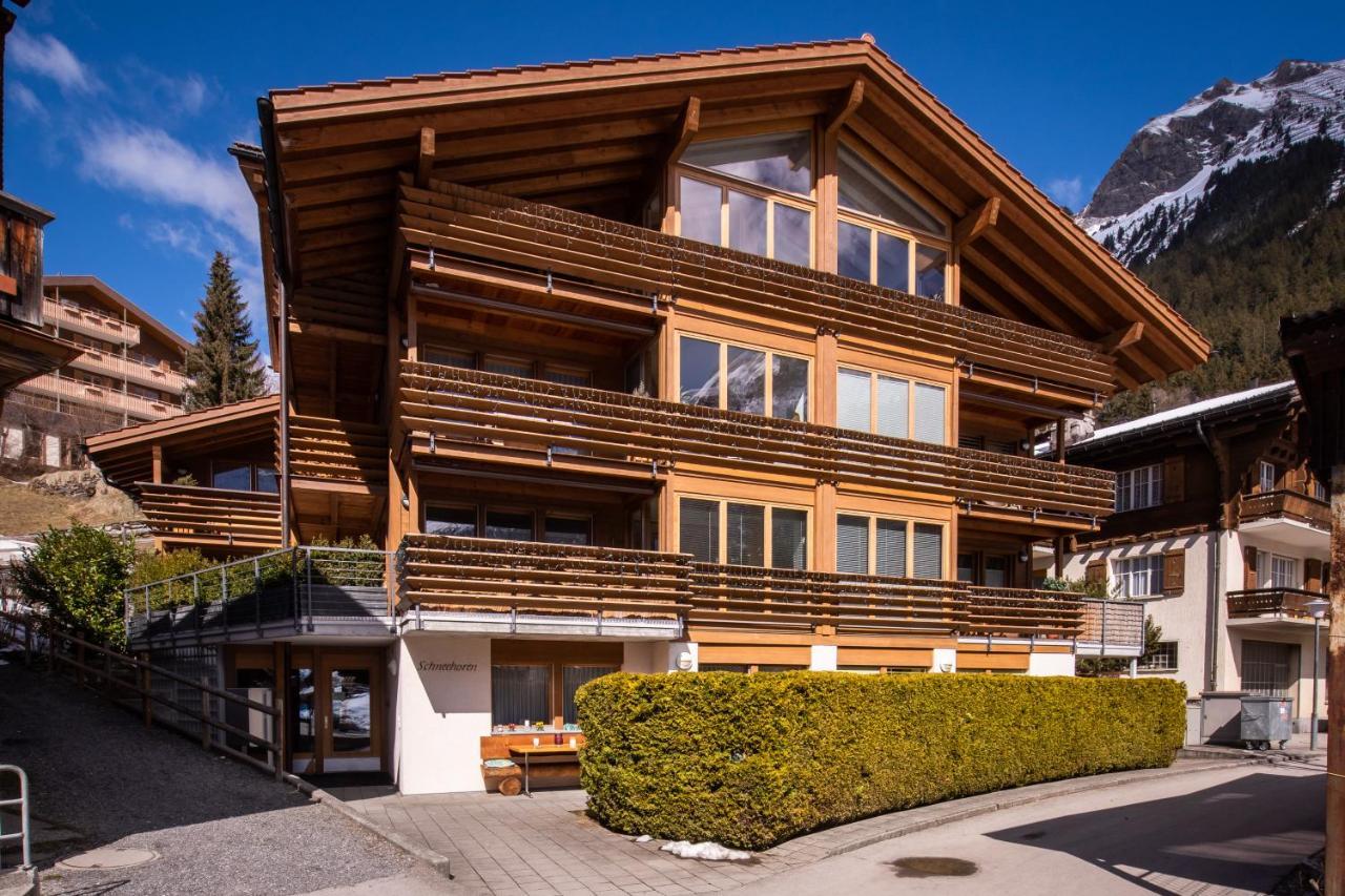 Chalet Schneehoren Penthouse Wengen Zewnętrze zdjęcie
