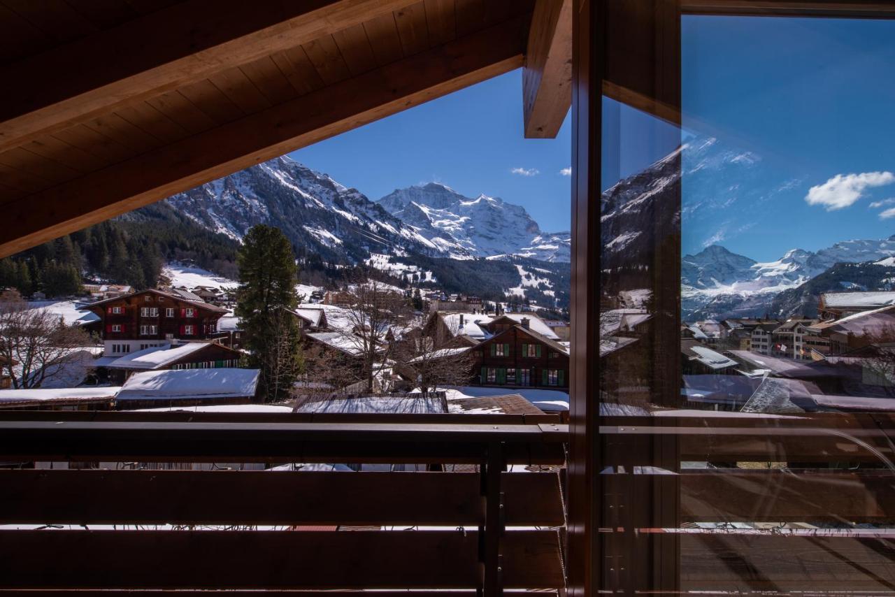 Chalet Schneehoren Penthouse Wengen Zewnętrze zdjęcie