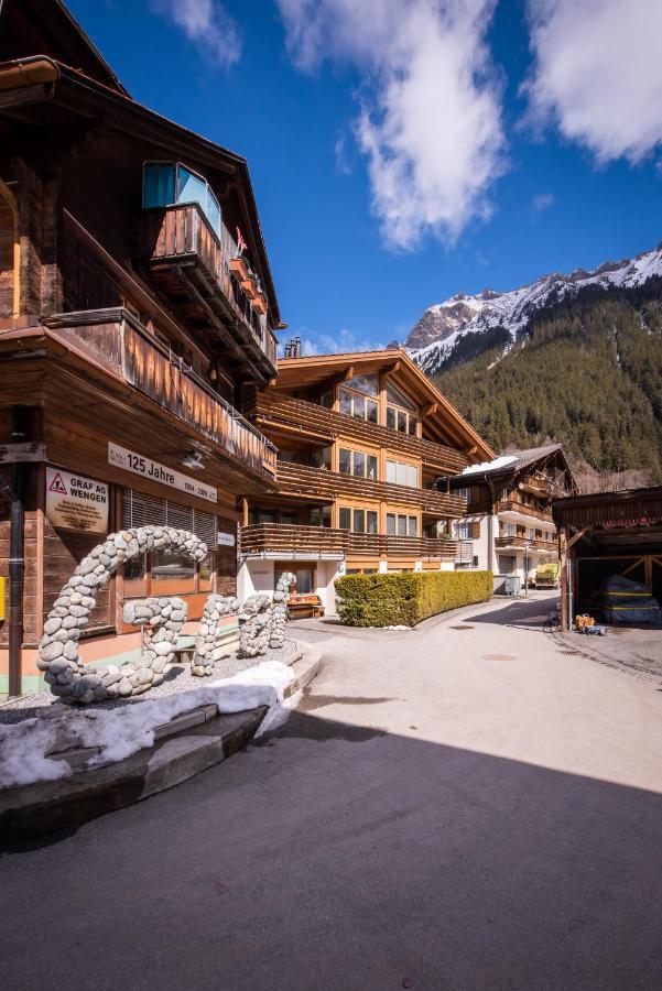 Chalet Schneehoren Penthouse Wengen Zewnętrze zdjęcie
