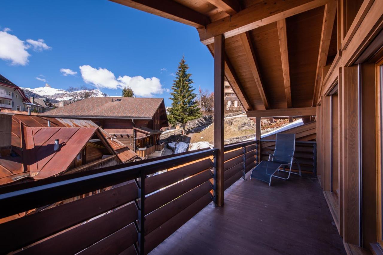Chalet Schneehoren Penthouse Wengen Zewnętrze zdjęcie